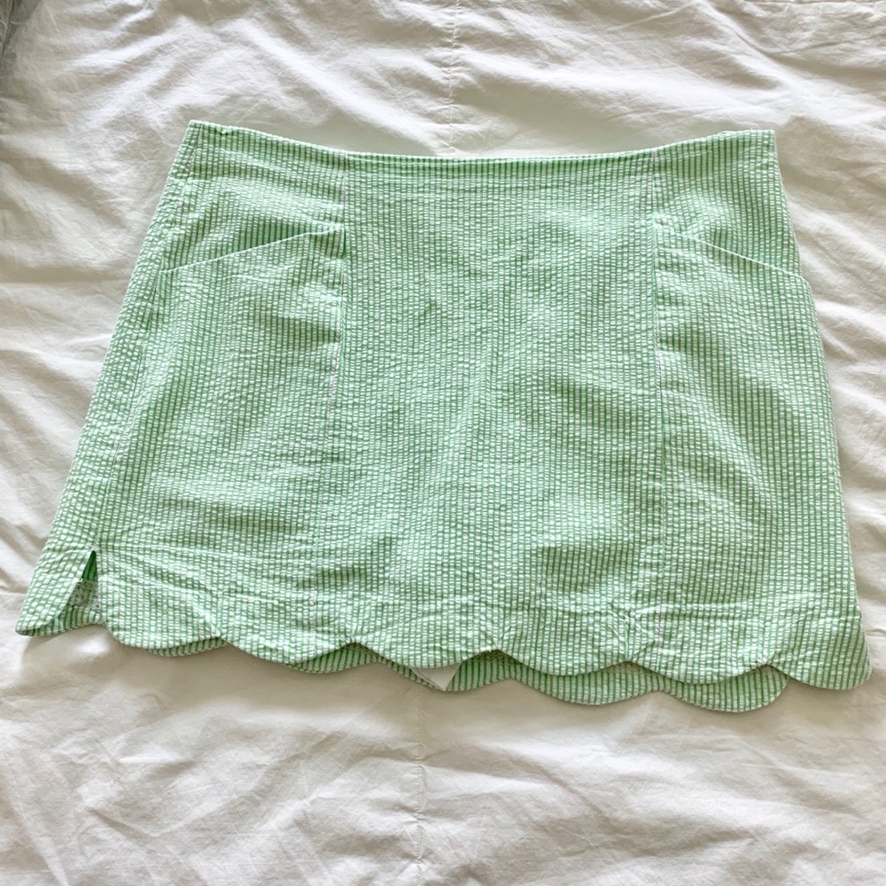 Lilly Pulitzer Seersucker Skort